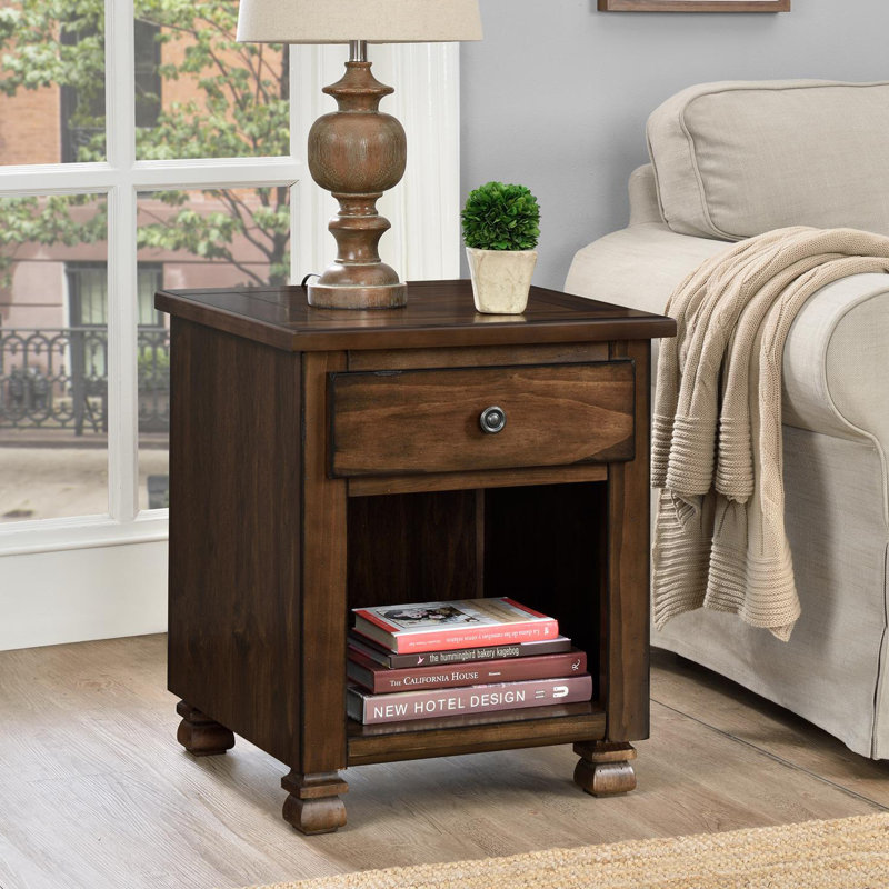 Winston Porter Colman End Table With Storage & Reviews Wayfair